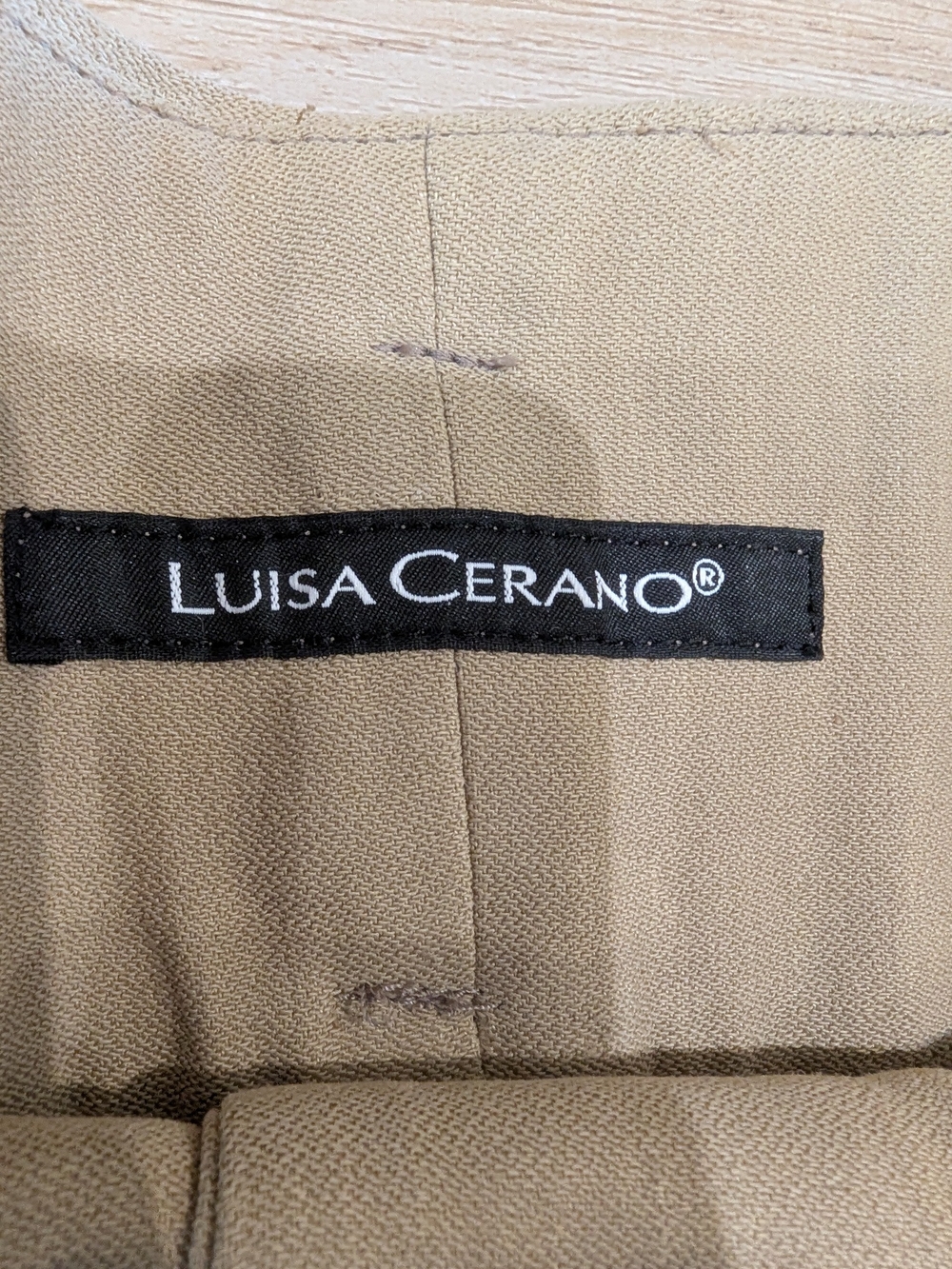 Luisa Cerano Linen Blend Ankle Pants - Picture 8 of 9